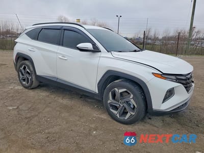 Czwarte zdjęcie samochodu z boku: 2022 HYUNDAI TUCSON SEL VIN:5NMJCCAE4NH033677 - miniatura