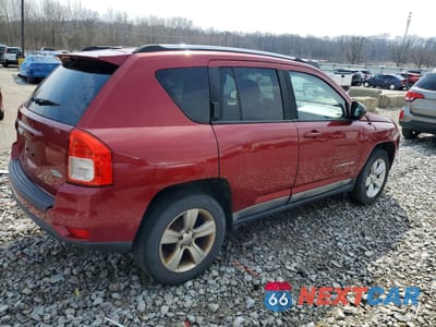 Trzecie zdjęcie samochodu z tyłu: 2011 JEEP COMPASS SPORT VIN:1J4NF1FBXBD134183 - miniatura