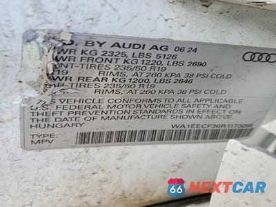 Zdjęcie 13 z 13 samochodu: 2024 AUDI Q3 PREMIUM PLUS S LINE 45 VIN:WA1EECF36R1173095 - miniatura