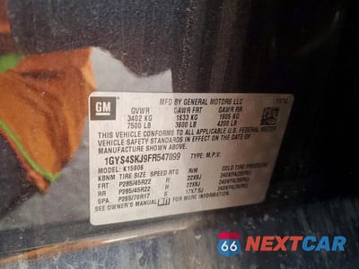 Zdjęcie 13 z 14 samochodu: 2015 CADILLAC ESCALADE ESV LUXURY VIN:1GYS4SKJ9FR547099 - miniatura