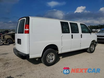 Trzecie zdjęcie samochodu z tyłu: 2023 CHEVROLET EXPRESS G2500 VIN:1GCWGAFP9P1160964 - miniatura