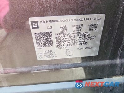 Zdjęcie 13 z 13 samochodu: 2020 GMC TERRAIN SLE VIN:3GKALTEV4LL220755 - miniatura