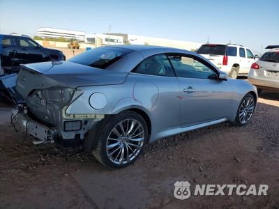 Trzecie zdjęcie samochodu z tyłu: 2015 INFINITI Q60 CONVERTIBLE BASE VIN:JN1CV6FE6FM811200 - miniatura