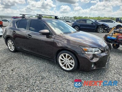 Czwarte zdjęcie samochodu z boku: 2011 LEXUS CT 200H PREMIUM VIN:JTHKD5BH2B2005266 - miniatura