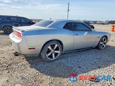 Trzecie zdjęcie samochodu z tyłu: 2012 DODGE CHALLENGER SRT-8 VIN:2C3CDYCJ0CH105985 - miniatura