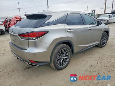Trzecie zdjęcie samochodu z tyłu: 2021 LEXUS RX 350 F SPORT HANDLING VIN:2T2YZMDA7MC299206 - miniatura