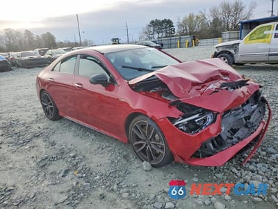 Czwarte zdjęcie samochodu z boku: 2025 MERCEDES-BENZ CLA AMG 35 4MATIC VIN:W1K5J5BBXSN525884 - miniatura