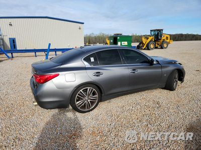 Trzecie zdjęcie samochodu z tyłu: 2014 INFINITI Q50 PREMIUM VIN:JN1BV7AP8EM678951 - miniatura