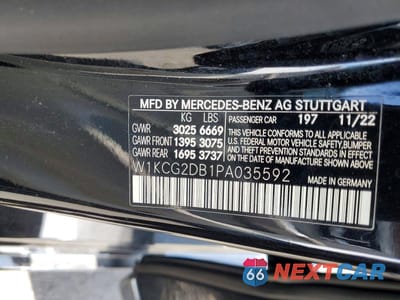 Zdjęcie 12 z 12 samochodu: 2023 MERCEDES-BENZ EQS SEDAN 450+ VIN:W1KCG2DB1PA035592 - miniatura