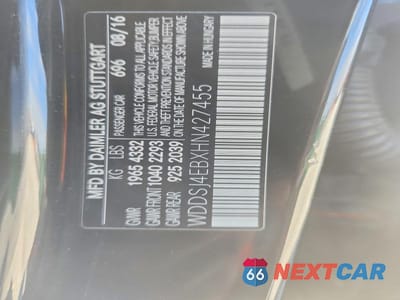 Zdjęcie 12 z 12 samochodu: 2017 MERCEDES-BENZ CLA 250 VIN:WDDSJ4EBXHN427455 - miniatura