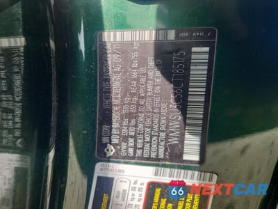 Zdjęcie 12 z 12 samochodu: 2012 MINI COOPER VIN:WMWSU3C56CT185175 - miniatura