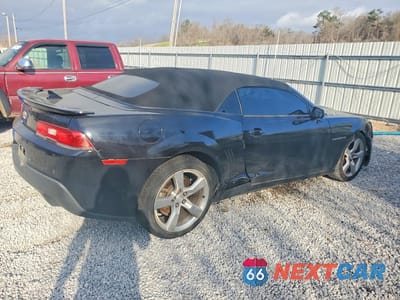 Trzecie zdjęcie samochodu z tyłu: 2014 CHEVROLET CAMARO LT VIN:2G1FC3D30E9171876 - miniatura