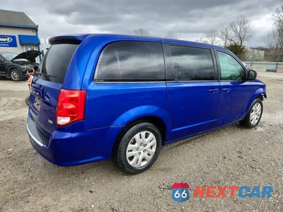 Trzecie zdjęcie samochodu z tyłu: 2018 DODGE GRAND CARAVAN SE VIN:2C4RDGBG9JR276540 - miniatura