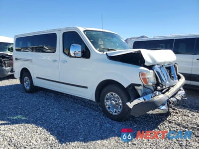 Czwarte zdjęcie samochodu z boku: 2016 NISSAN NV 3500 SV - PASSENGER VAN VIN:5BZAF0AAXGN855571 - miniatura