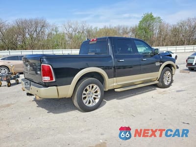 Trzecie zdjęcie samochodu z tyłu: 2013 RAM 1500 LONGHORN VIN:1C6RR6PT6DS524027 - miniatura