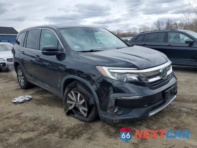 Czwarte zdjęcie samochodu z boku: 2020 HONDA PILOT EXL VIN:5FNYF6H58LB057556 - miniatura
