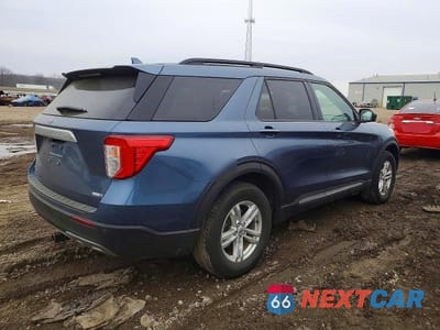 Trzecie zdjęcie samochodu z tyłu: 2020 FORD EXPLORER XLT VIN:1FMSK8DH0LGC26788 - miniatura