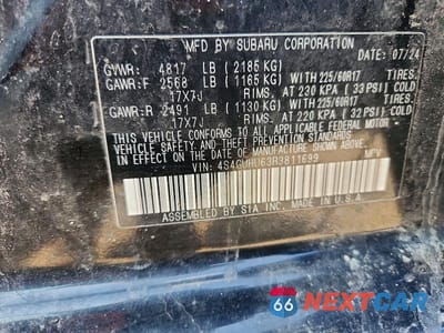 Zdjęcie 13 z 13 samochodu: 2024 SUBARU CROSSTREK WILDERNESS VIN:4S4GUHU63R3811699 - miniatura