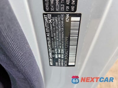 Zdjęcie 12 z 12 samochodu: 2002 MERCEDES-BENZ CLK 320 VIN:WDBLJ65G62T125099 - miniatura