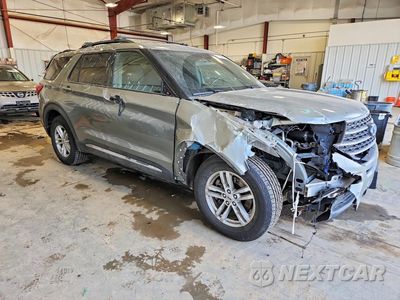 Czwarte zdjęcie samochodu z boku: 2020 FORD EXPLORER XLT VIN:1FMSK8DH7LGA71138 - miniatura