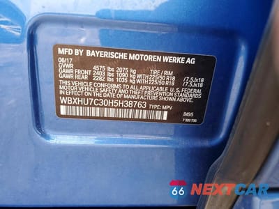 Zdjęcie 12 z 12 samochodu: 2017 BMW X1 SDRIVE28I VIN:WBXHU7C30H5H38763 - miniatura