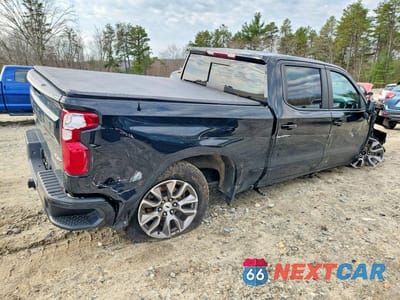 Trzecie zdjęcie samochodu z tyłu: 2021 CHEVROLET SILVERADO K1500 RST VIN:3GCUYEET9MG208938 - miniatura
