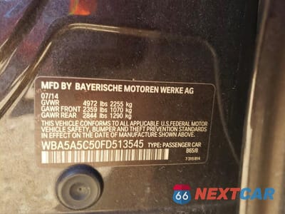 Zdjęcie 12 z 12 samochodu: 2015 BMW 528 I VIN:WBA5A5C50FD513545 - miniatura