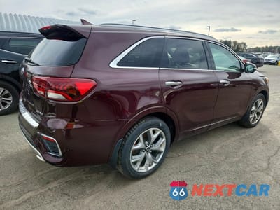 Trzecie zdjęcie samochodu z tyłu: 2019 KIA SORENTO SX V6 VIN:5XYPKDA59KG506787 - miniatura