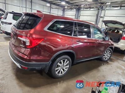 Trzecie zdjęcie samochodu z tyłu: 2019 HONDA PILOT EXL VIN:5FNYF6H5XKB093943 - miniatura