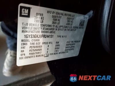 Zdjęcie 13 z 13 samochodu: 2015 CADILLAC ESCALADE ESV VIN:1GYS3GKJ9FR244131 - miniatura