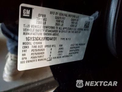 Zdjęcie 13 z 13 samochodu: 2015 CADILLAC ESCALADE ESV VIN:1GYS3GKJ9FR244131 - miniatura