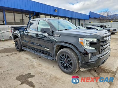 Czwarte zdjęcie samochodu z boku: 2021 GMC SIERRA K1500 ELEVATION VIN:1GTR9CED5MZ278873 - miniatura