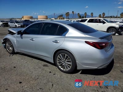 Drugie zdjęcie samochodu z przodu: 2018 INFINITI Q50 3.0T LUXE VIN:JN1EV7AR2JM438979 - miniatura