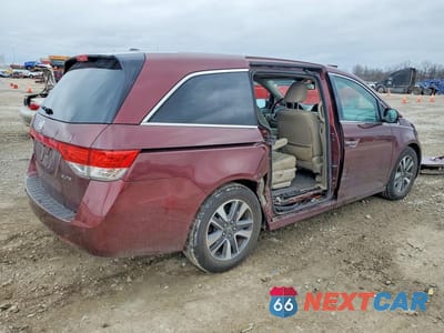 Trzecie zdjęcie samochodu z tyłu: 2016 HONDA ODYSSEY TOURING VIN:5FNRL5H96GB048323 - miniatura