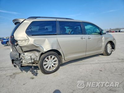Trzecie zdjęcie samochodu z tyłu: 2017 TOYOTA SIENNA XLE 7-PASSENGER VIN:5TDDZ3DC4HS174210 - miniatura