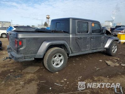 Trzecie zdjęcie samochodu z tyłu: 2021 JEEP GLADIATOR SPORT VIN:1C6HJTAG2ML586287 - miniatura
