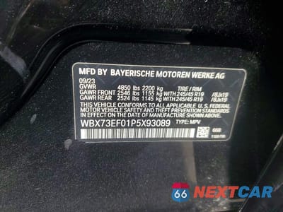 Zdjęcie 13 z 13 samochodu: 2023 BMW X1 XDRIVE28I VIN:WBX73EF01P5X93089 - miniatura