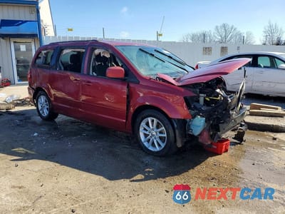 Czwarte zdjęcie samochodu z boku: 2014 DODGE GRAND CARAVAN SXT VIN:2C4RDGCG0ER477537 - miniatura