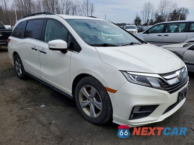 Czwarte zdjęcie samochodu z boku: 2018 HONDA ODYSSEY EXL VIN:5FNRL6H74JB025327 - miniatura