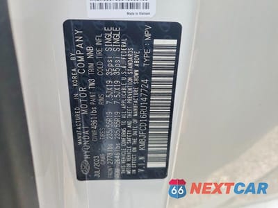 Zdjęcie 13 z 13 samochodu: 2024 HYUNDAI TUCSON N LINE VIN:KM8JFCD16RU147724 - miniatura