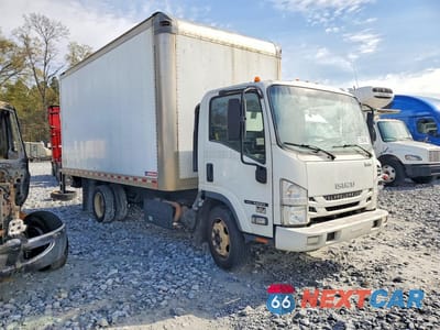 Czwarte zdjęcie samochodu z boku: 2018 ISUZU NQR BOX TRUCK VIN:JALE5W166J7900356 - miniatura