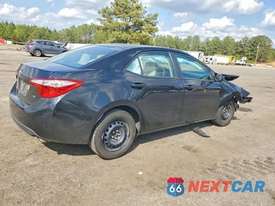 Trzecie zdjęcie samochodu z tyłu: 2016 TOYOTA COROLLA LE VIN:2T1BURHE4GC674895 - miniatura