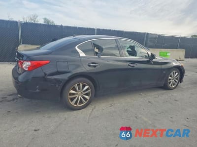 Trzecie zdjęcie samochodu z tyłu: 2017 INFINITI Q50 3.0T PREMIUM VIN:JN1EV7AR2HM833190 - miniatura