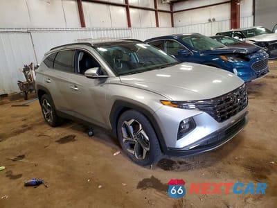 Czwarte zdjęcie samochodu z boku: 2022 HYUNDAI TUCSON LIMITED VIN:5NMJECAE1NH041875 - miniatura