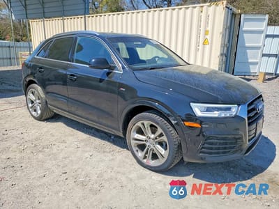 Czwarte zdjęcie samochodu z boku: 2018 AUDI Q3 PREMIUM PLUS VIN:WA1JCCFS4JR016571 - miniatura