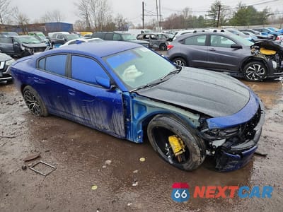 Czwarte zdjęcie samochodu z boku: 2019 DODGE CHARGER SXT VIN:2C3CDXJG0KH757778 - miniatura