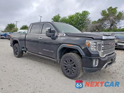 Czwarte zdjęcie samochodu z boku: 2021 GMC SIERRA K2500 DENALI VIN:1GT49REY6MF234978 - miniatura