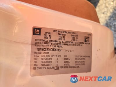 Zdjęcie 13 z 13 samochodu: 2013 CHEVROLET TAHOE C1500 LTZ VIN:1GNSCCE09DR261162 - miniatura