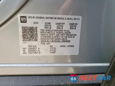 Zdjęcie 14 z 14 samochodu: 2025 GMC TERRAIN ELEVATION VIN:3GKALUEG0SL298858 - miniatura