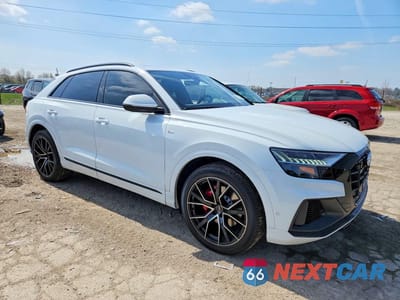 Czwarte zdjęcie samochodu z boku: 2021 AUDI Q8 PRESTIGE S-LINE VIN:WA1FVAF11MD017724 - miniatura